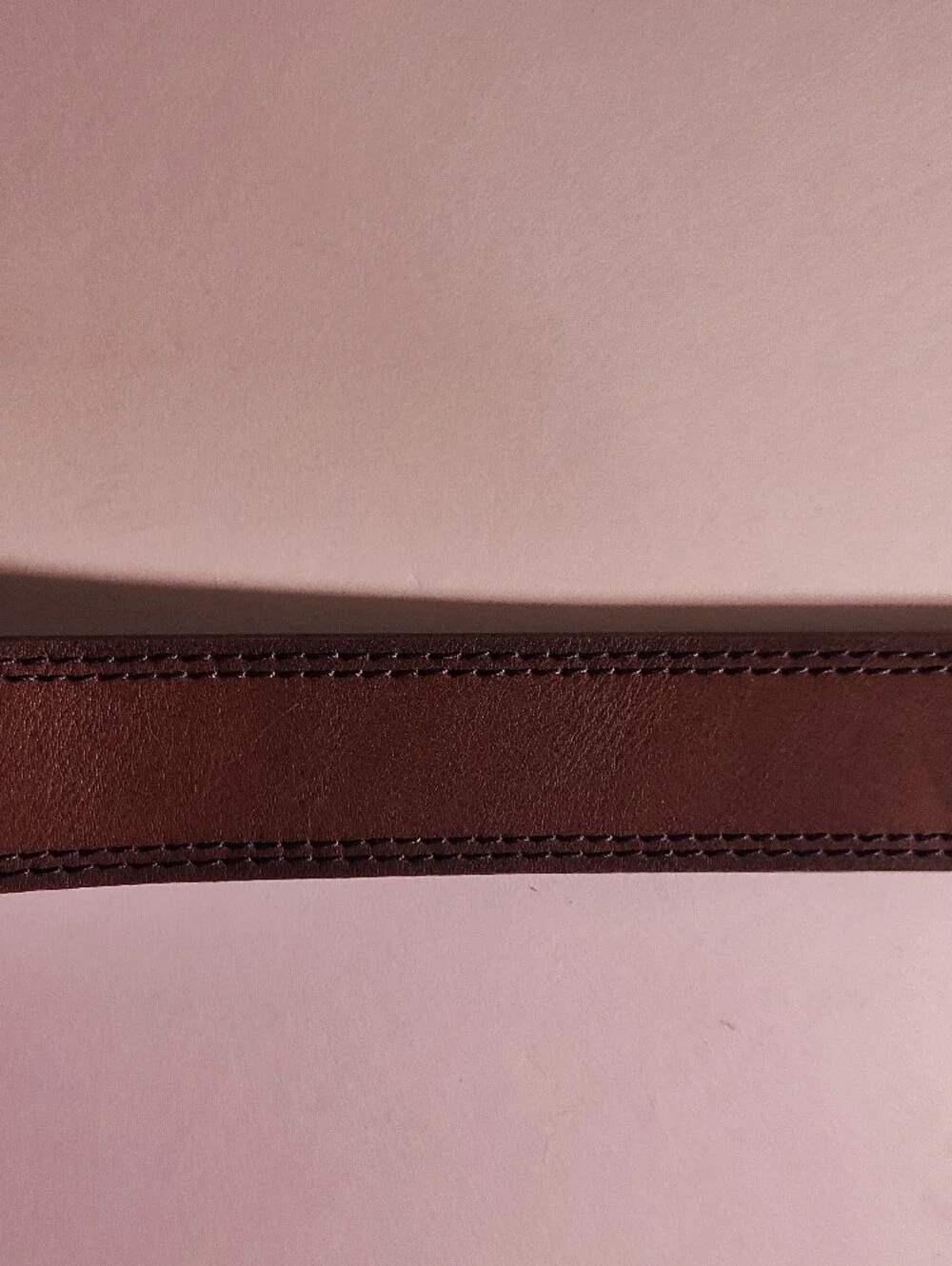Men's Sz 34 Reversible Black Or Brown Genuine Leather Belt Gunmetal Buckle WM